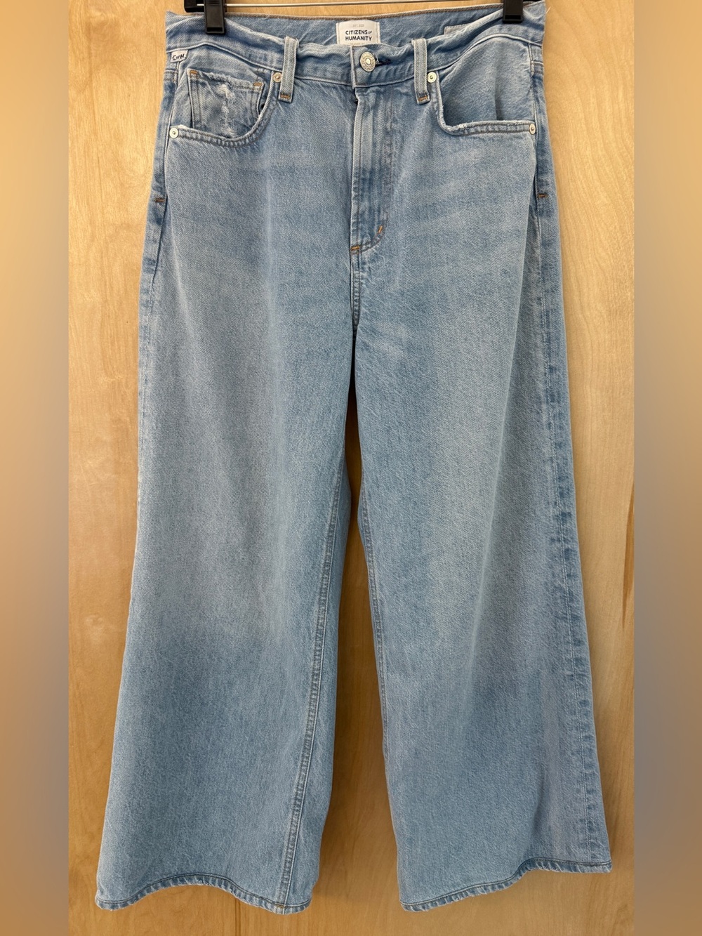 Citizens of Humanity Paloma Baggy Wide Leg Jeans in Siesta Crop - Size 26 - Picture 6 of 16